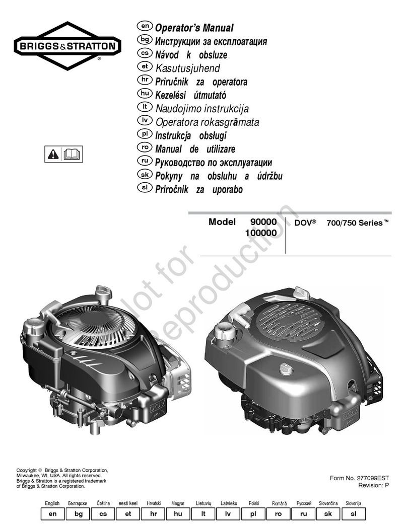 Briggs & Stratton DOV 700 Series User manual
