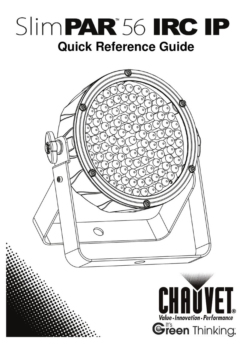 Chauvet SlimPAR 56 IRC IP Quick reference guide