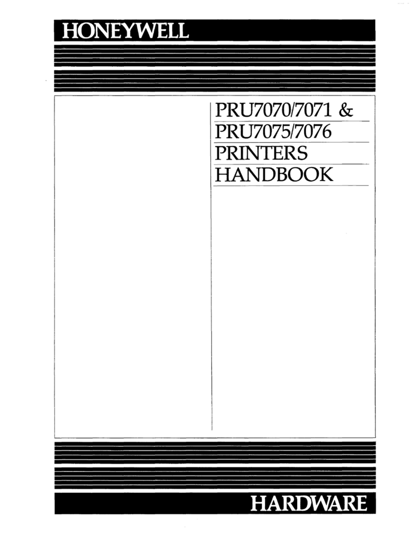 Honeywell PRU7070 User manual