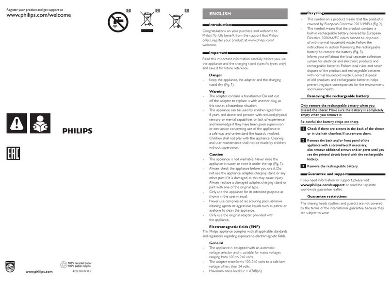 Philips HC9450 User manual