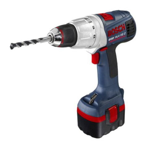 Bosch GSR 14 User manual