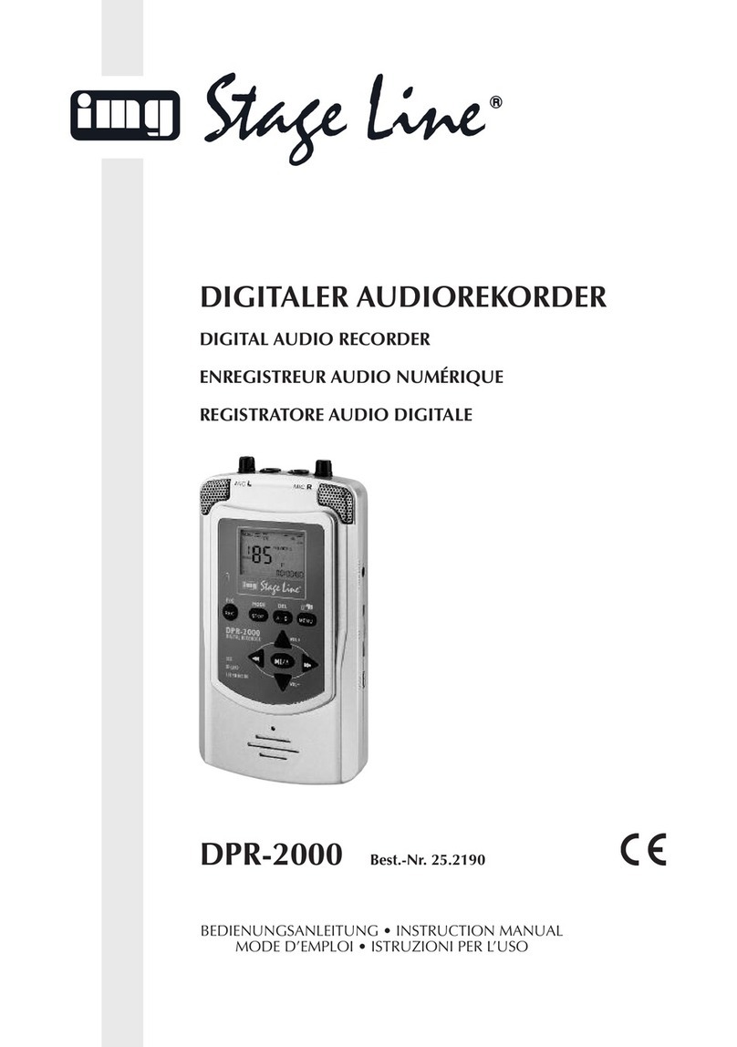 IMG STAGE LINE DPR-2000 B User manual