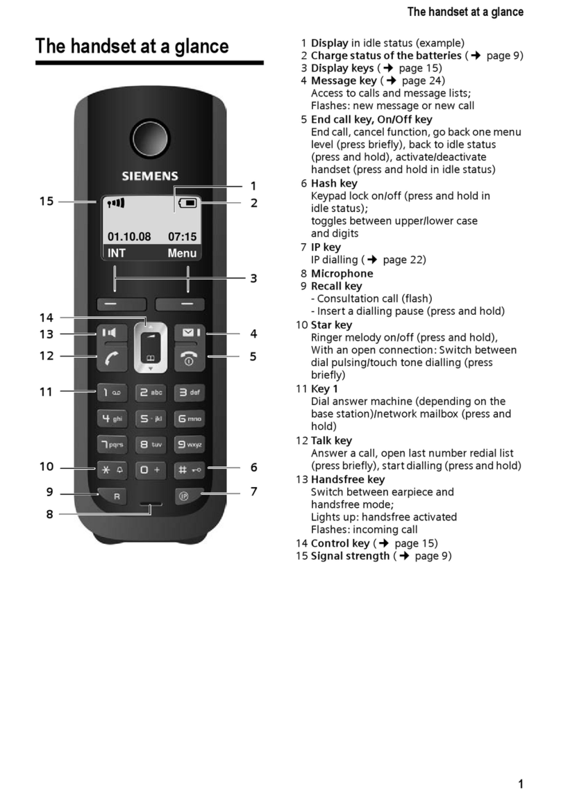 Siemens Gigaset C58H User manual Siemens Gigaset C58H User manual