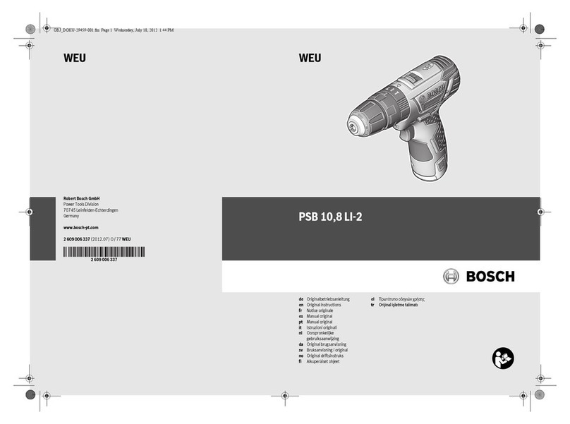 Bosch PSB 10 Original instructions