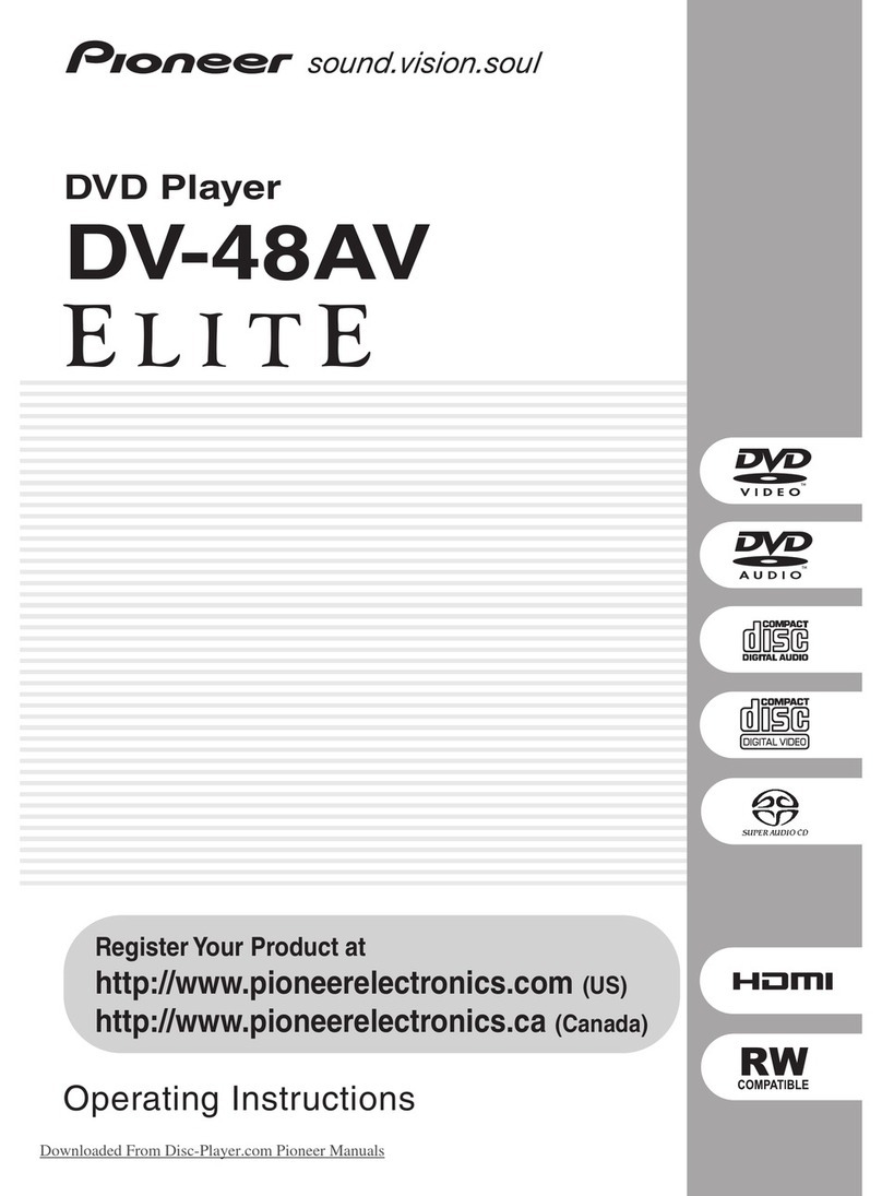 Pioneer Elite DV-48AV User manual