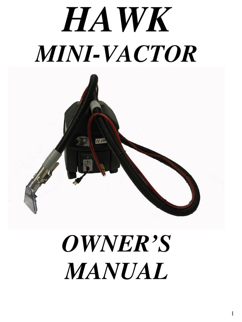 HAWK ENTERPRISES MINI-VACTOR User manual