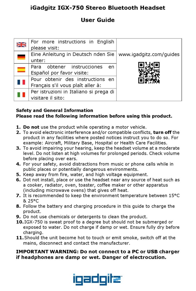 iGadgitz IGX-750 user guide