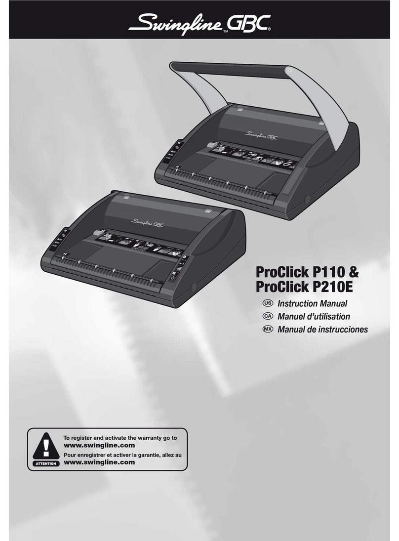 Swingline ProClick P110 instruction manual