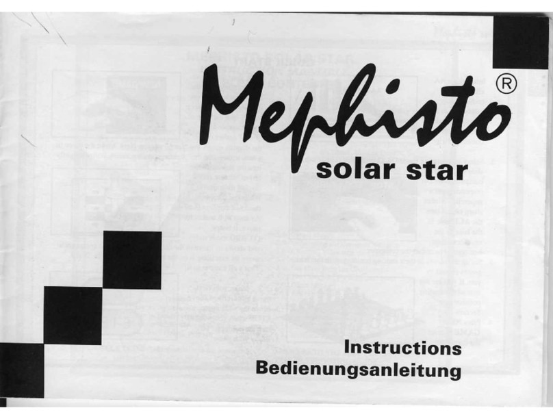 Saitek Mephisto Solar Star instructions