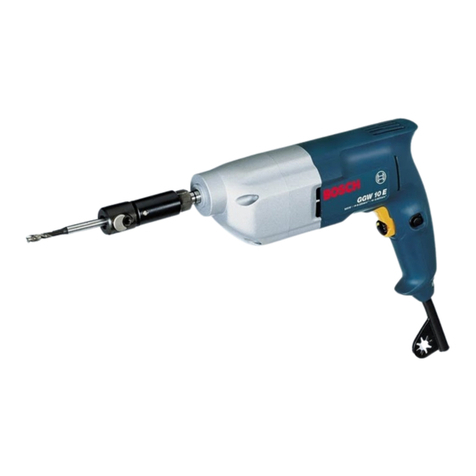Bosch GGW 10 E operating instructions