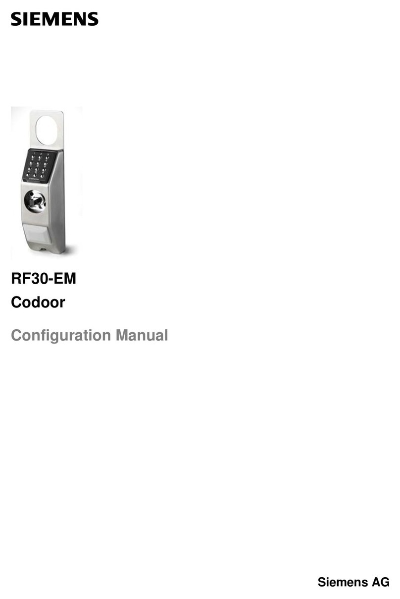 Siemens RF30-EM Configuration manual