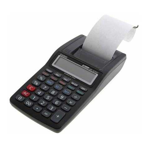 Casio HR-8TEC User manual