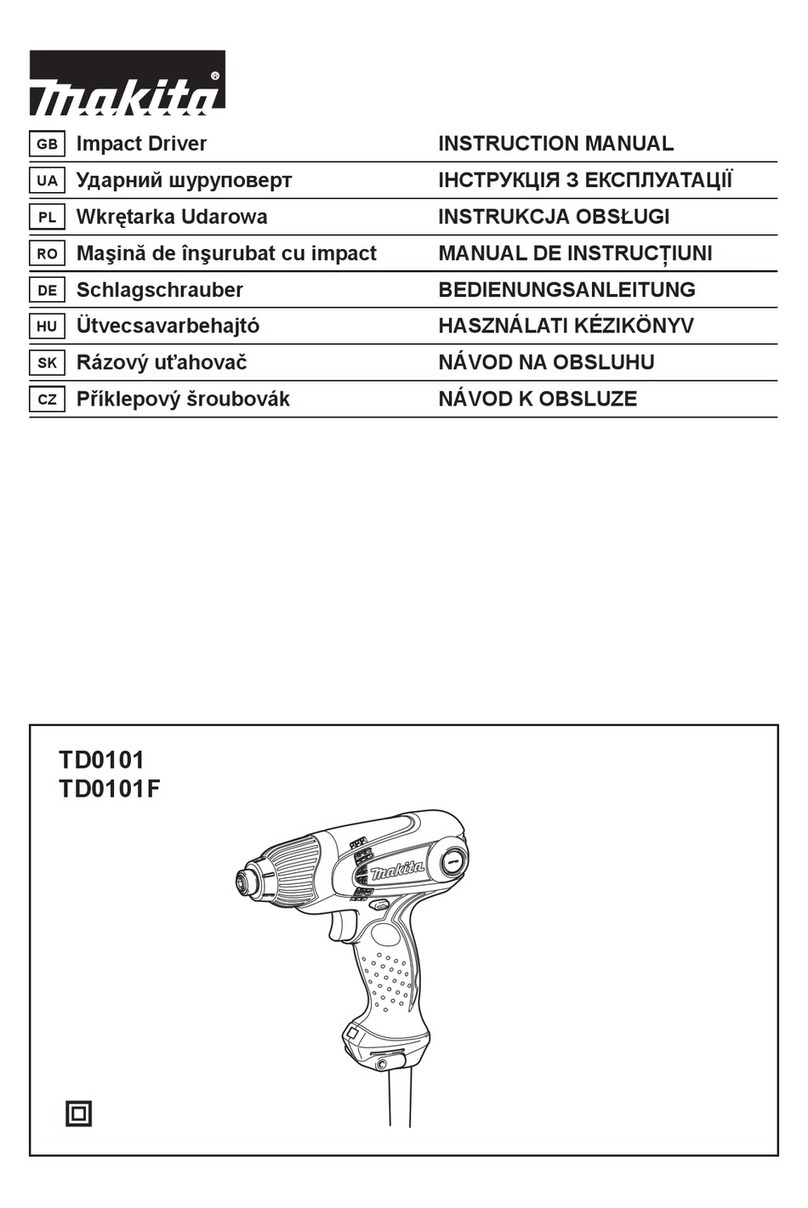 Makita TD0101 User manual