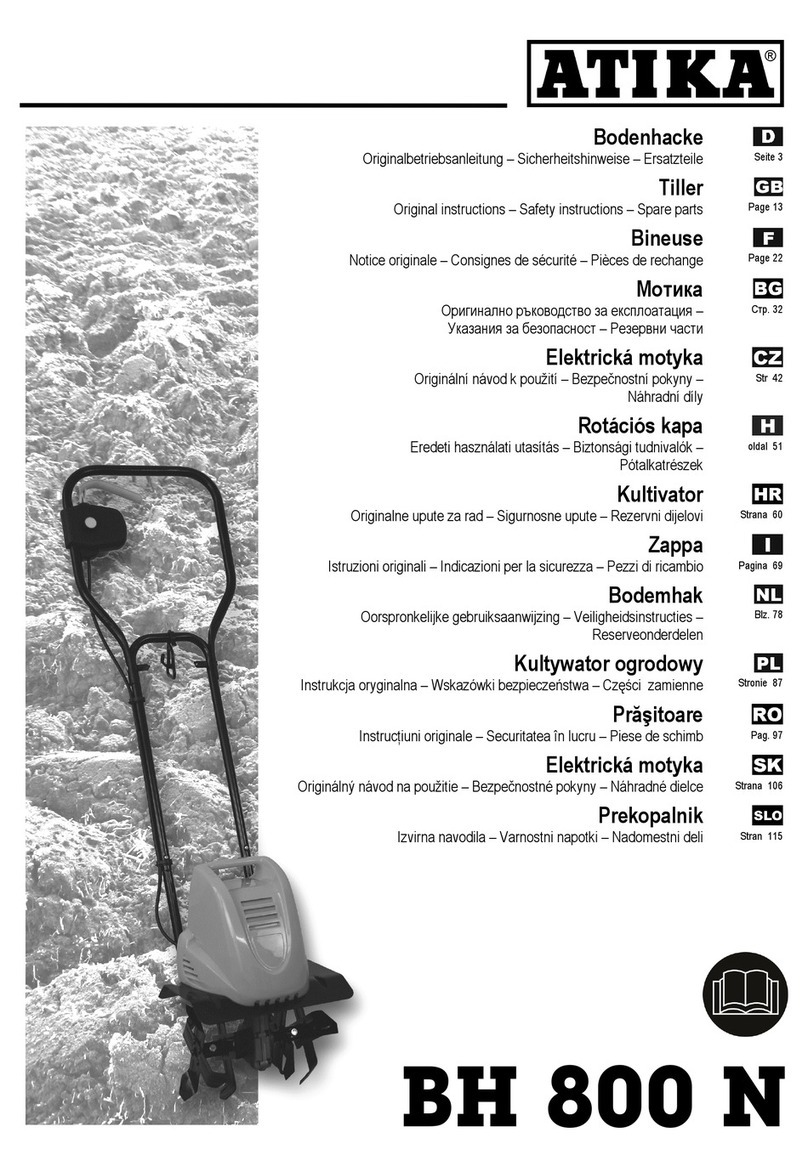 ATIKA BH 800 User manual