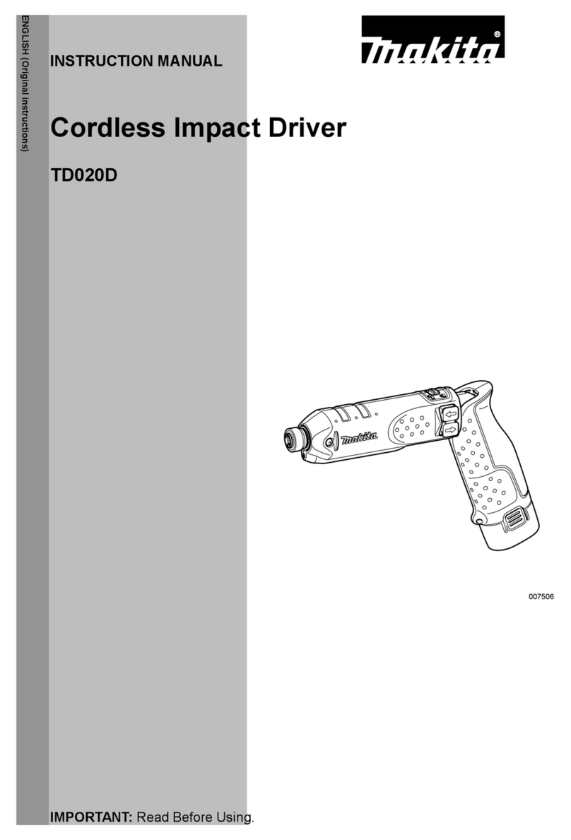 Makita TD020D User manual