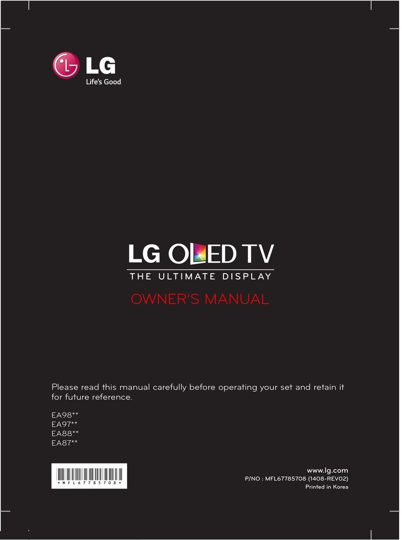LG EA98 series User manual