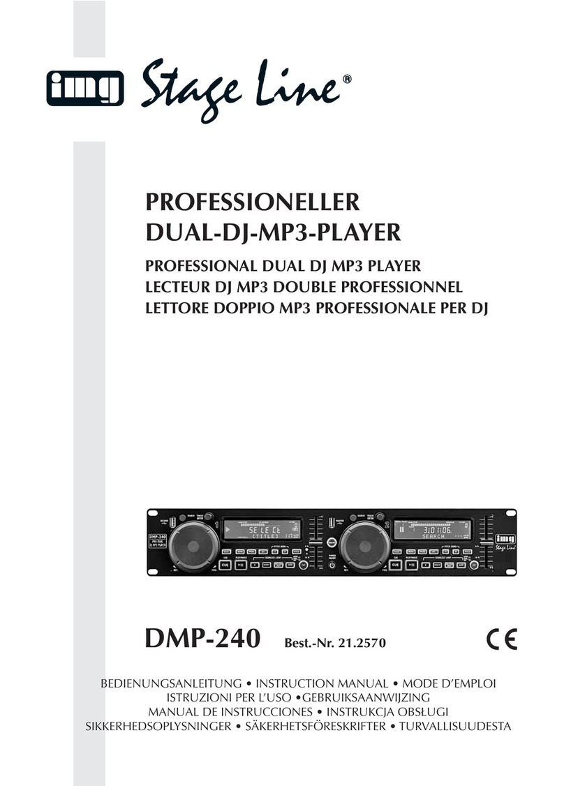 IMG STAGE LINE DMP-240 instruction manual