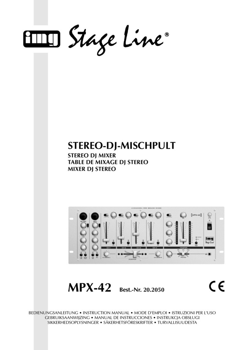IMG STAGE LINE MPX-42 B instruction manual