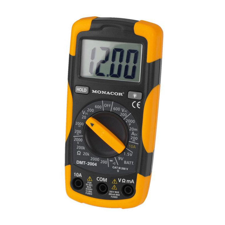 Monacor DMT-2004 User manual Monacor DMT-2004 User manual
