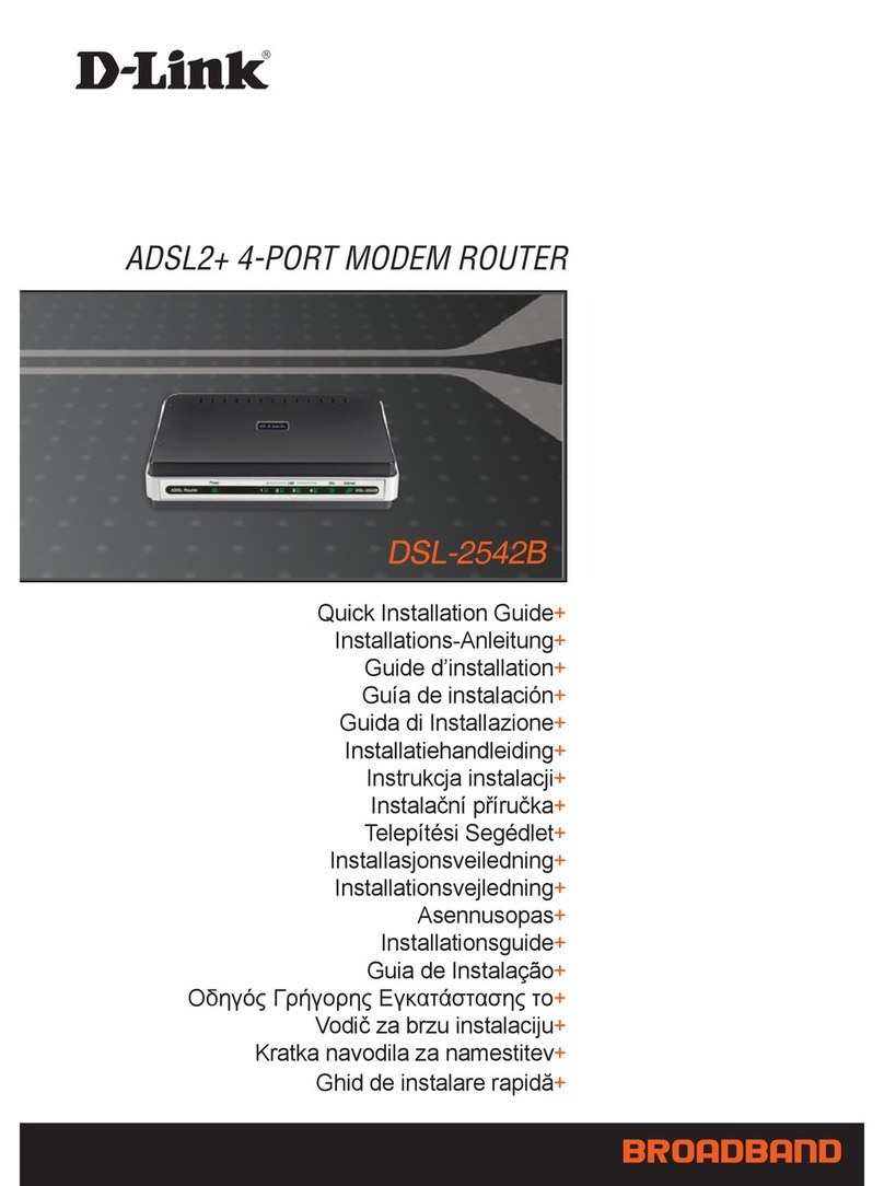 D-Link DSL-2542B User manual