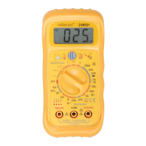 Velleman DVM501 User manual