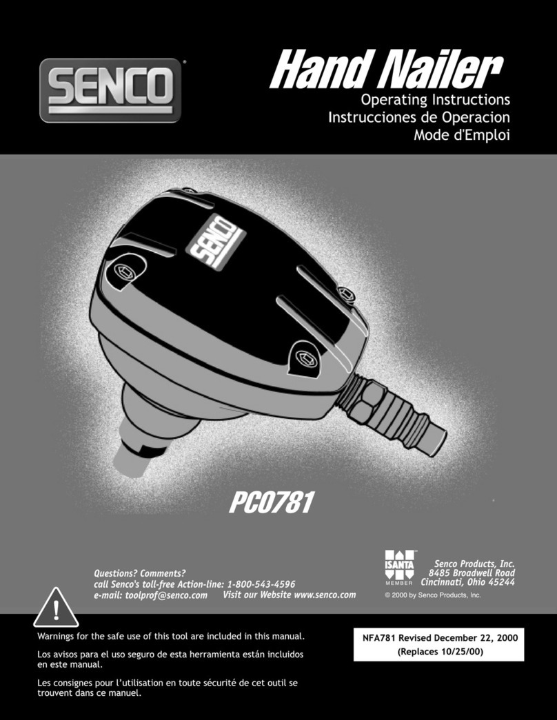 Senco PC0781 operating instructions