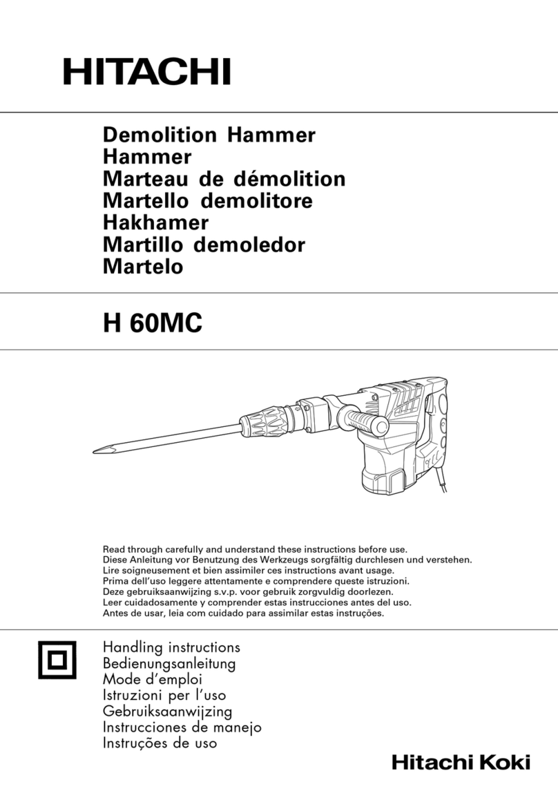 Hitachi H 60MC User manual