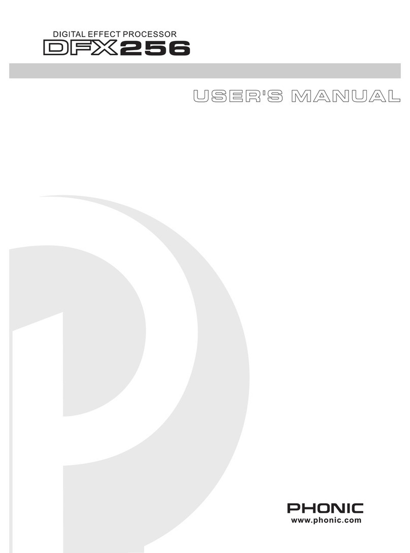 Phonic DFX256 User manual