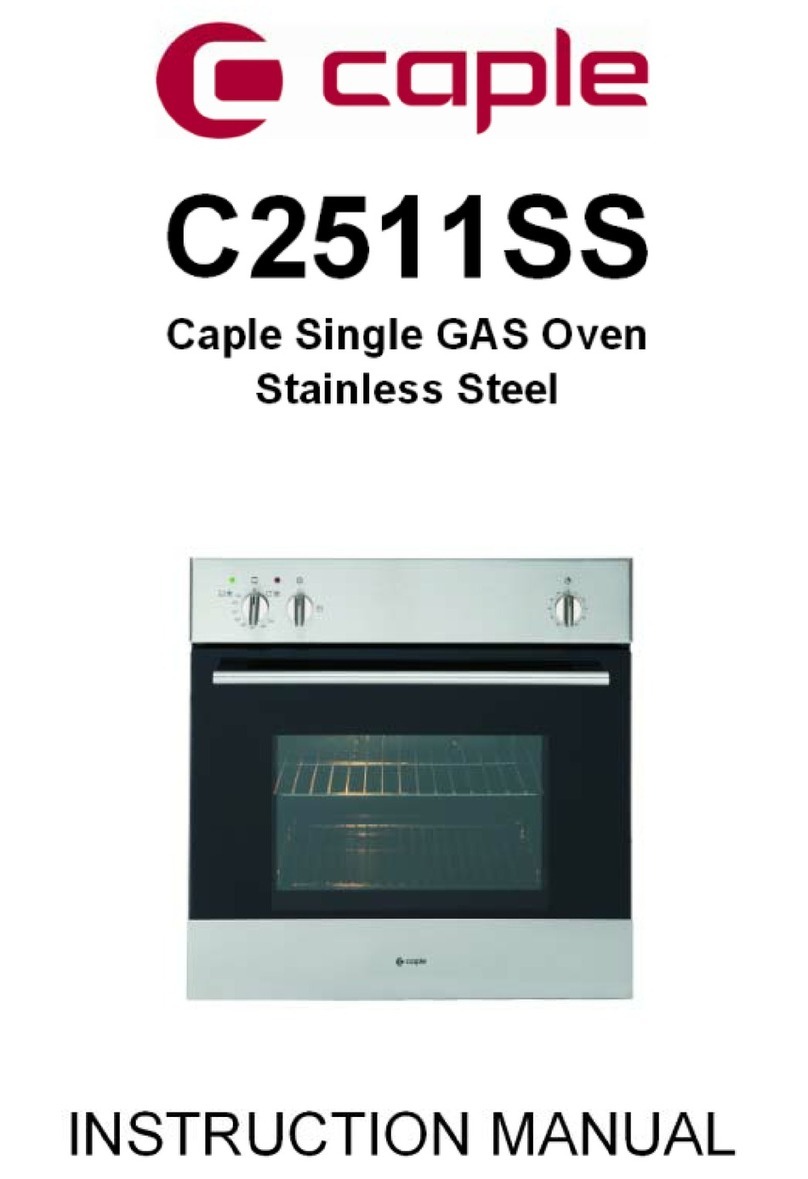 Caple C2511S instruction manual