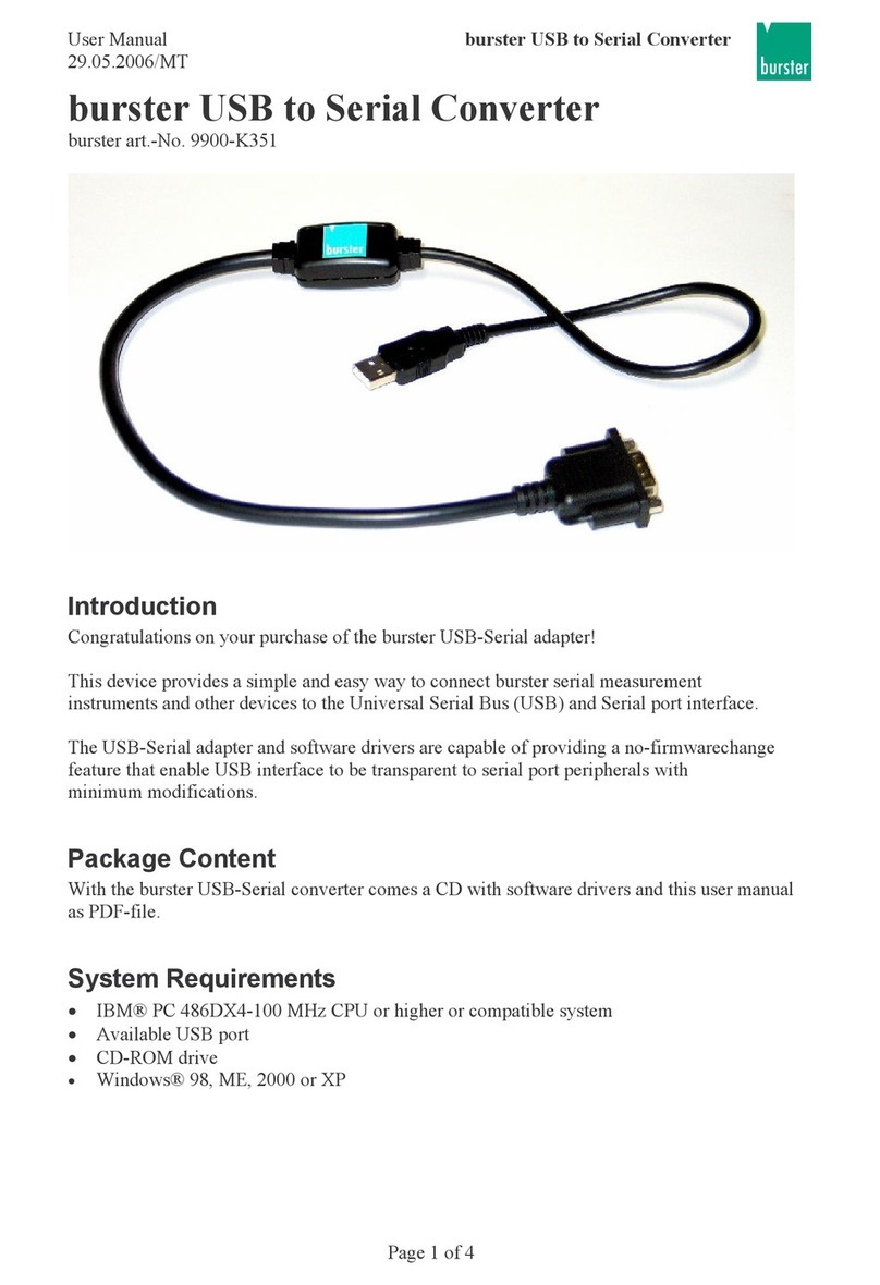 Burstner 9900-K351 user manual