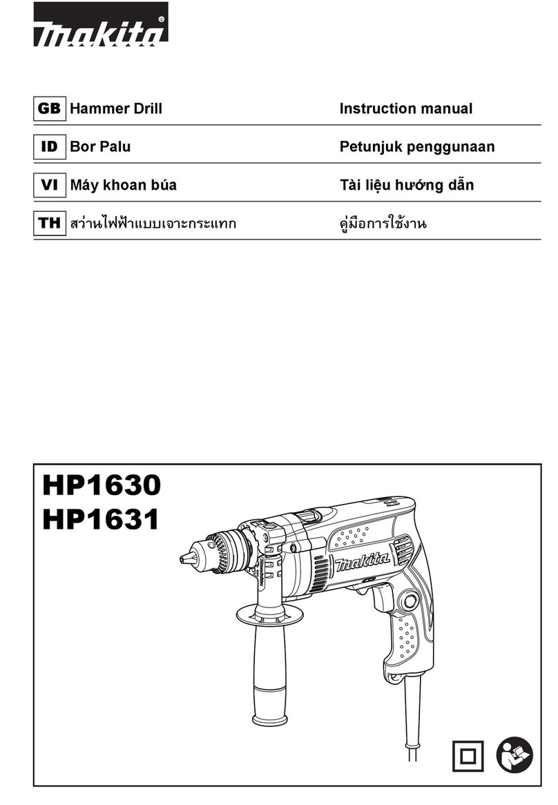 Makita HP1630 instruction manual