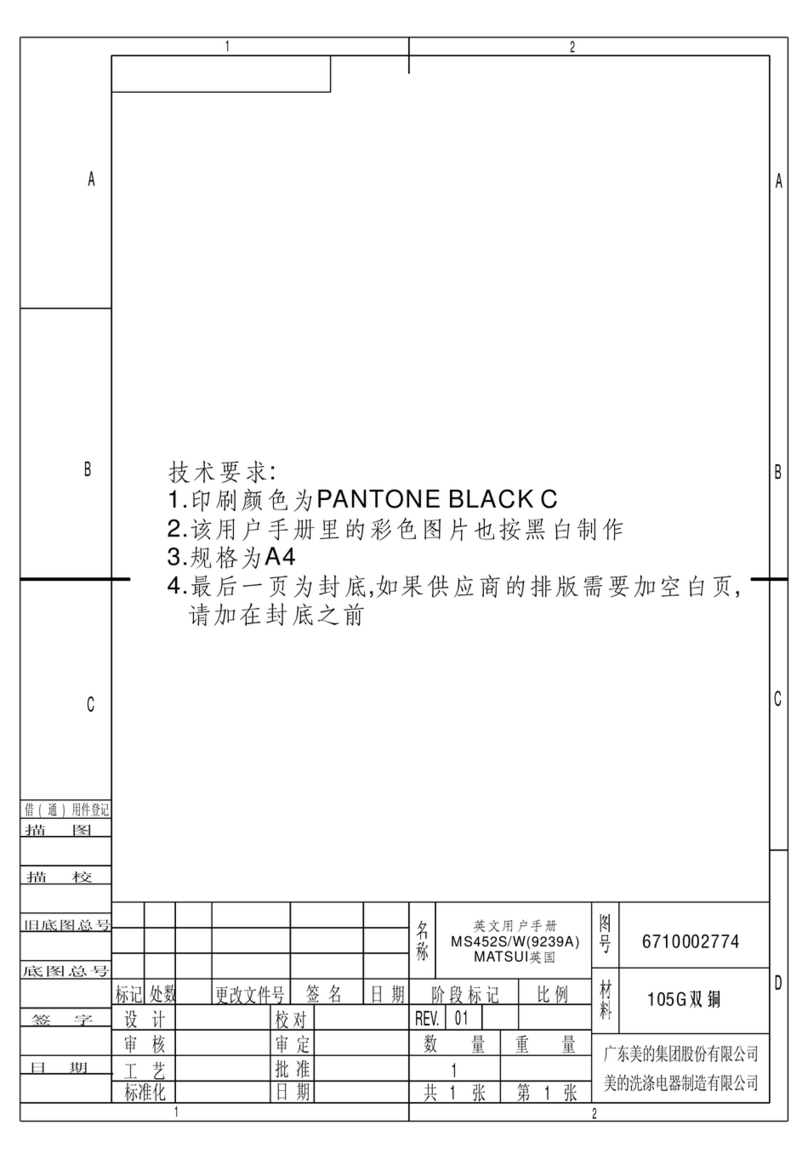 Matsui MS452S instruction manual