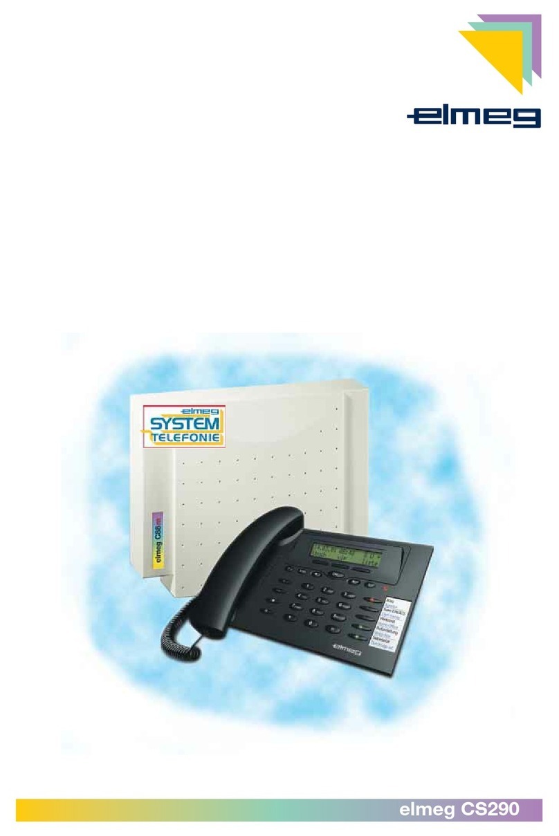 elmeg CS290 user manual