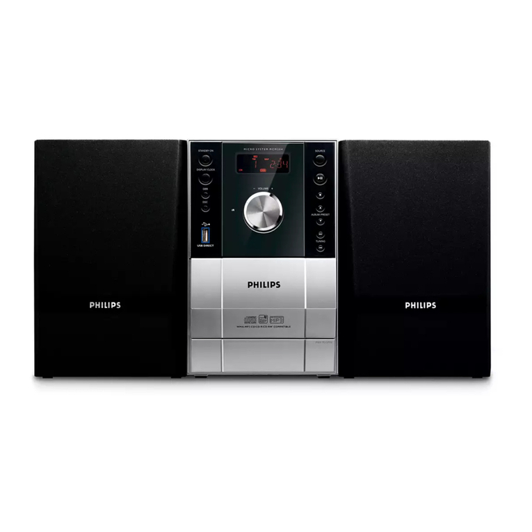 Philips MCM204 User manual
