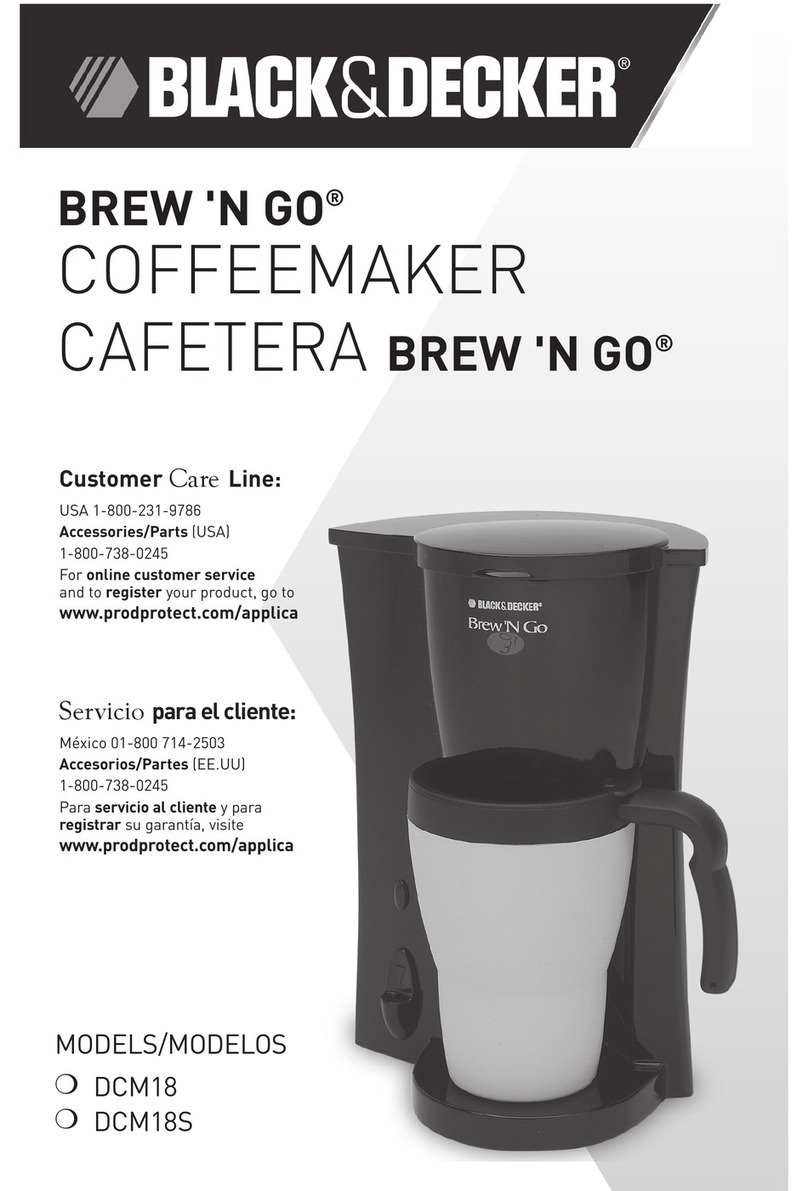 Black & Decker DCM18 User manual