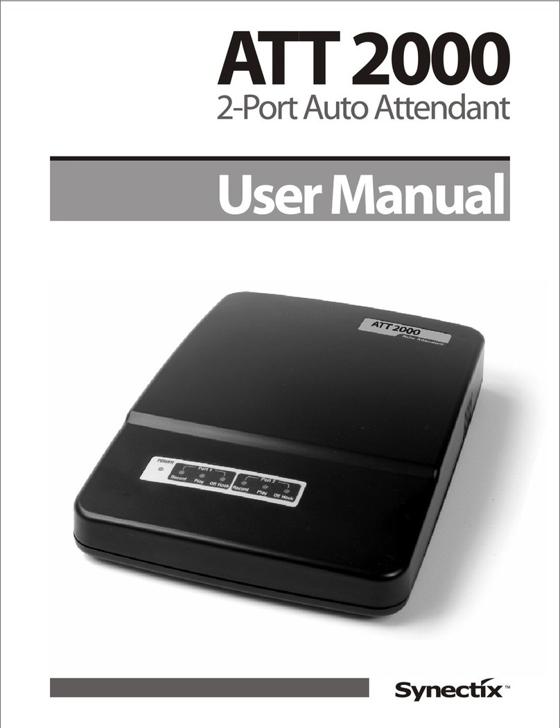 Synectix ATT 2000 user manual