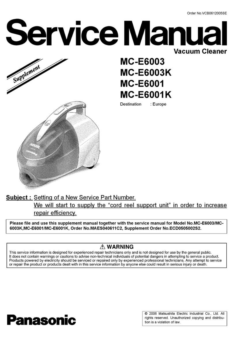 Panasonic MC-E6003 Servise manual