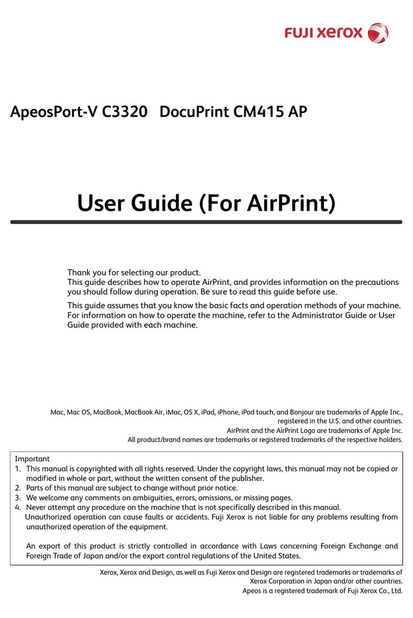 Fuji Xerox DocuPrint CM415 AP user guide