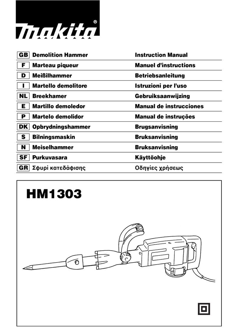 Makita HM1303 instruction manual