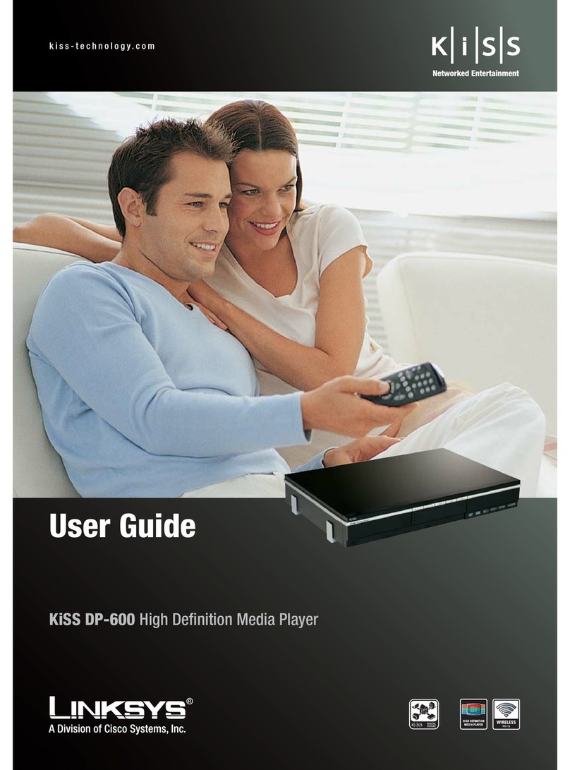 Linksys KiSS DP-600 User manual