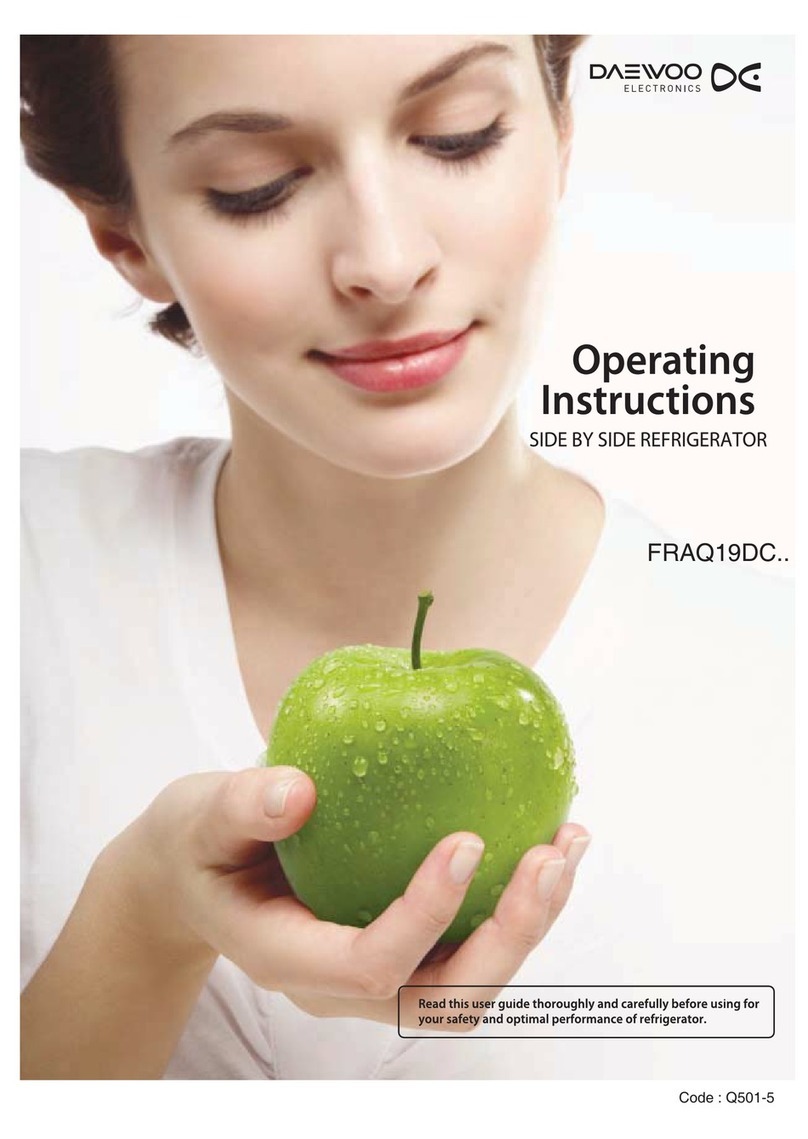 Daewoo FRAQ19DC Series operating instructions