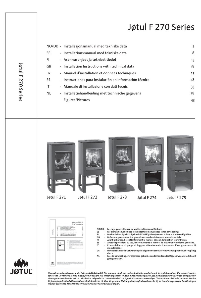 Jøtul F 271 User manual