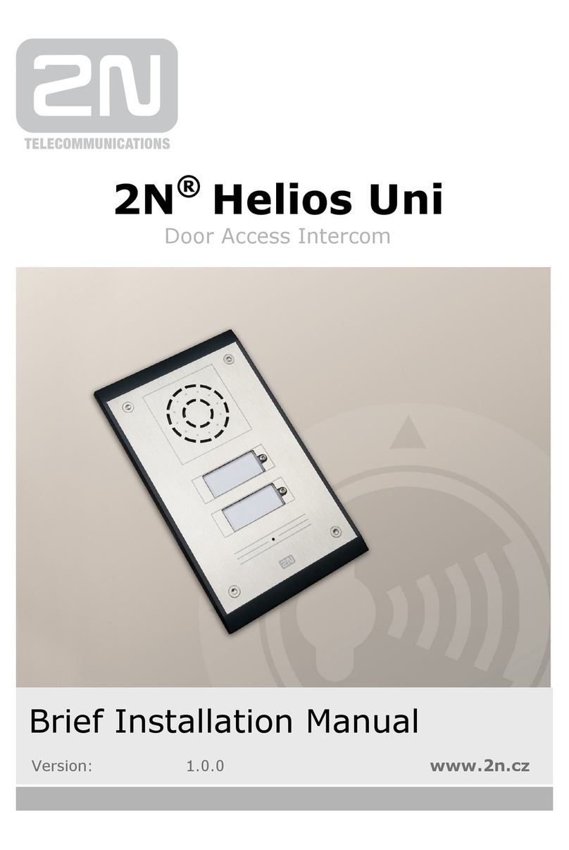 2N Helios Uni User manual 2N Helios Uni User manual