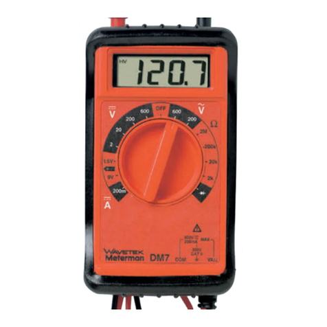 Wavetek DM7 Operator's manual