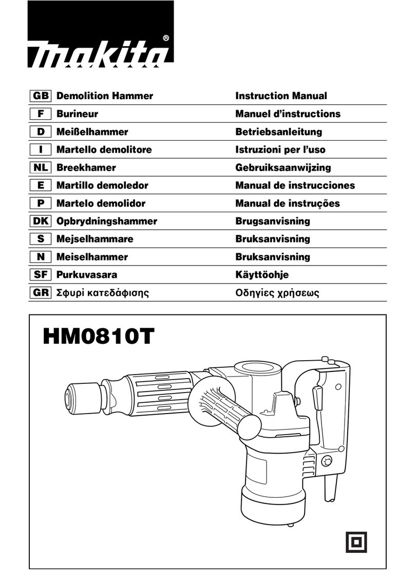 Makita HM0810T User manual