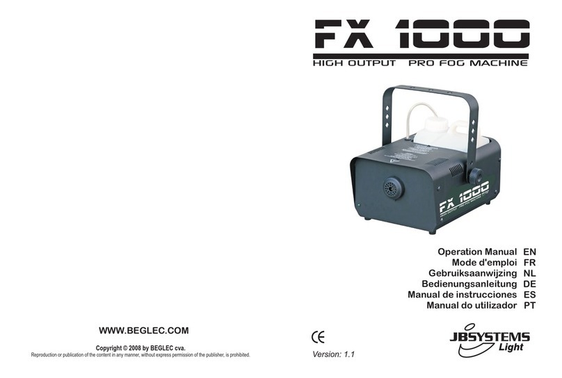 JB Systems Light FX 1000 operating manual