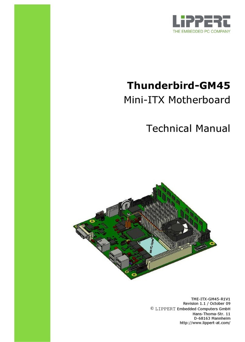 Lippert Components Thunderbird-GM45 Technical manual