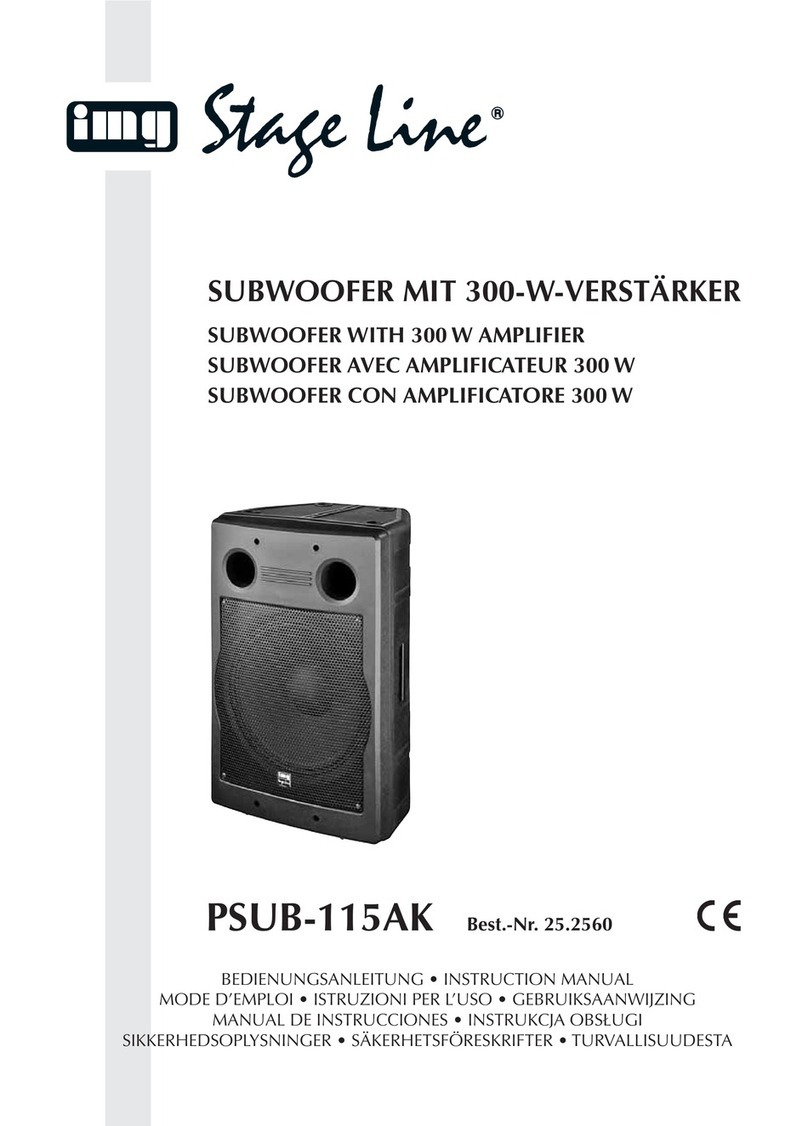 IMG STAGE LINE PSUB-115AK instruction manual