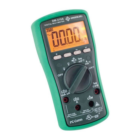 Greenlee DM-200 instruction manual