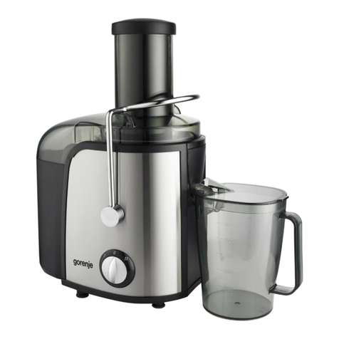 Gorenje JC 800 G instruction manual